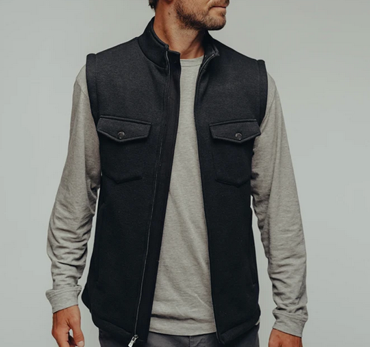 lincoln fleece vest